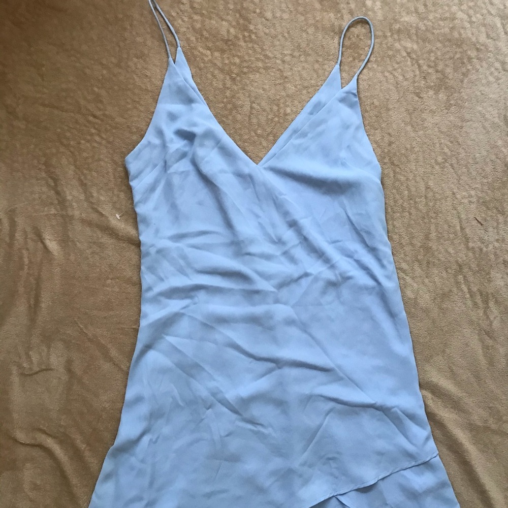 Sky blue light dress